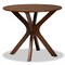Baxton Studio Miela Modern and Contemporary Walnut Brown Finished Wood 5-Piece Dining Set 179-11388-10891-Zoro - alternate 4